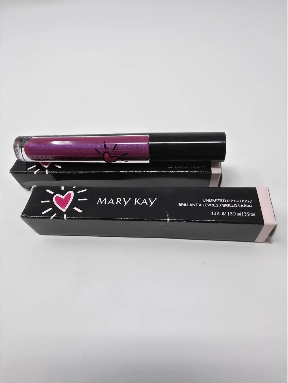 Lot Of 2 New Mary Kay Unlimited Lip Gloss Hopeful Lilac 169301 LIMITED EDITION